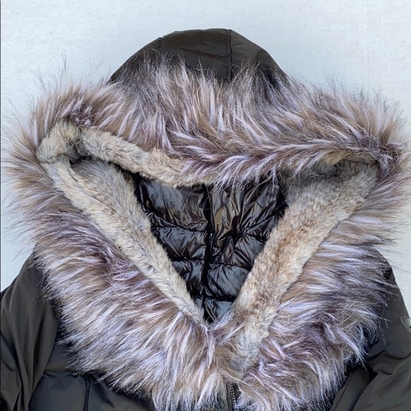 NEW GUESS Joanna Long Puffer Jacket - Picture 3 of 5